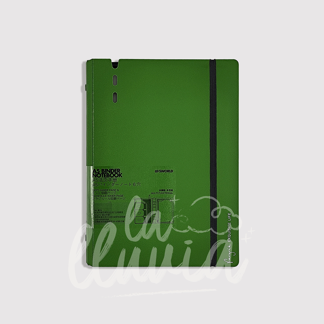 Cuaderno infinito A5 "Froggy green"