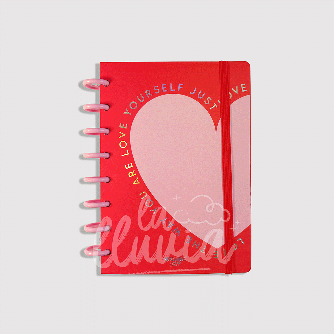 Cuaderno Mooving loop A5 "Love yourself"