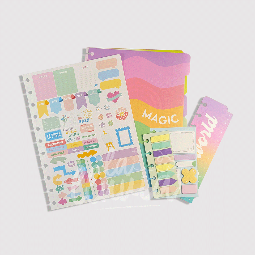 Refill organizador Mooving loop Tamaño A4