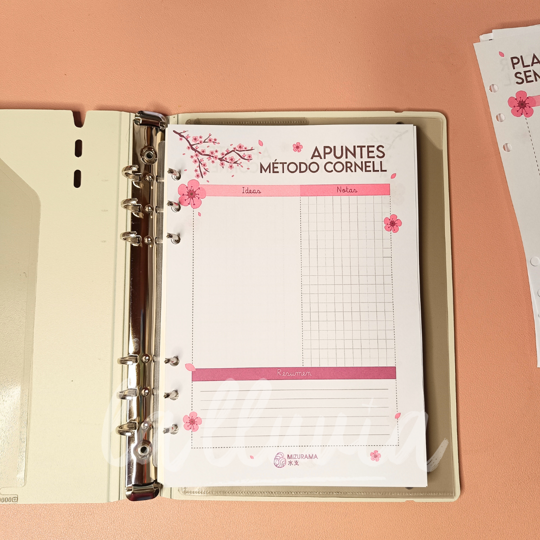 Refill Sakura Planner A5 "Mizurama" (Compatible con Sworld)