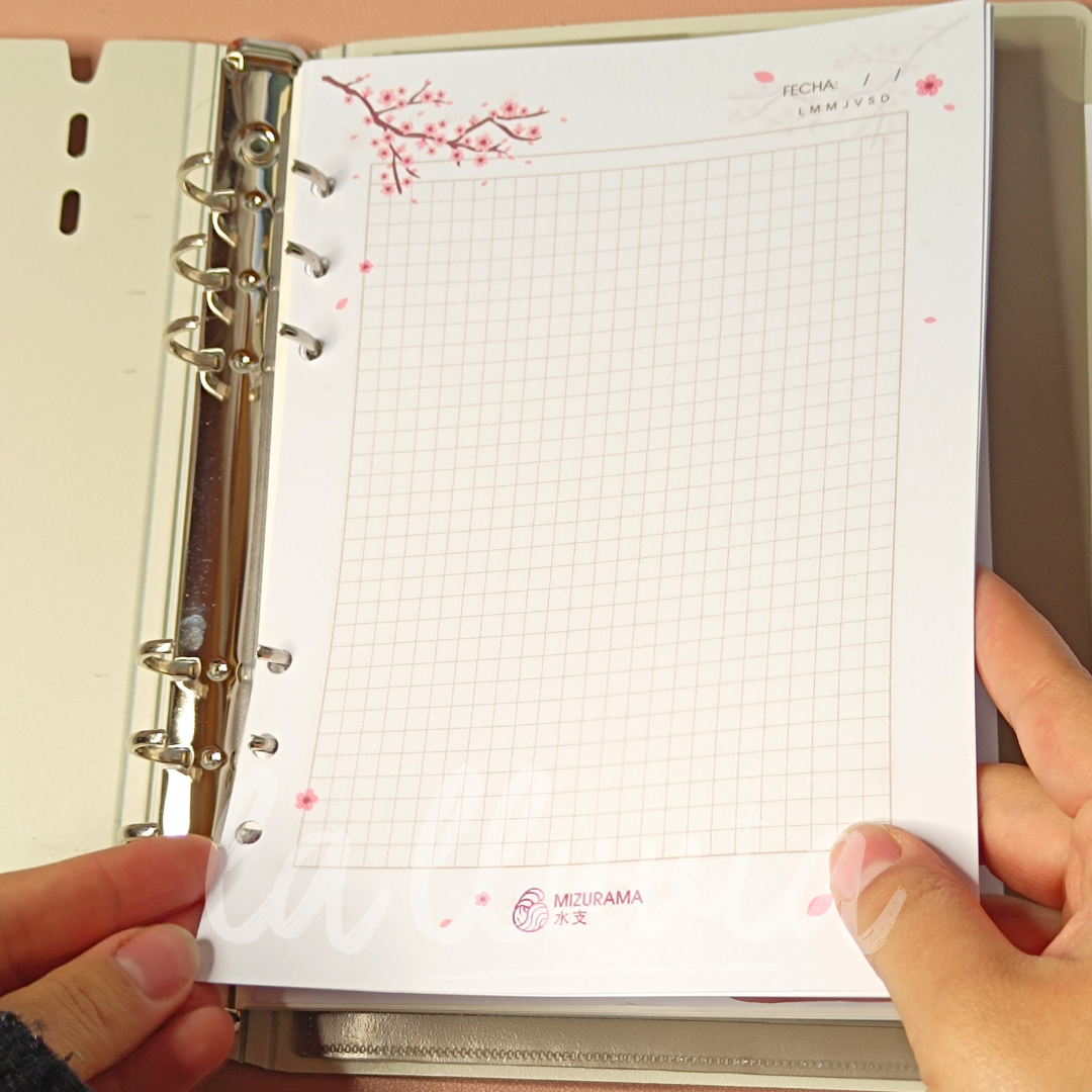 Refill Sakura Lineal A5 "Mizurama" (Compatible con Sworld)