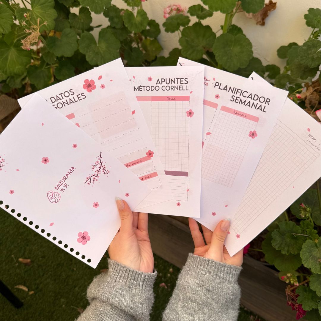 Refill Sakura Planner B5 "Mizurama" (Compatible con Languo)