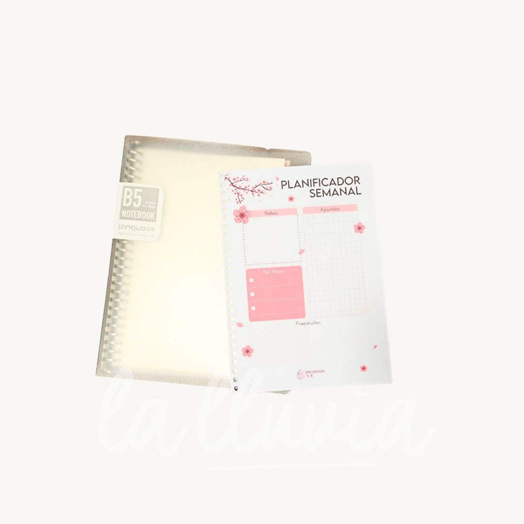 Refill Sakura Planner B5 "Mizurama" (Compatible con Languo)