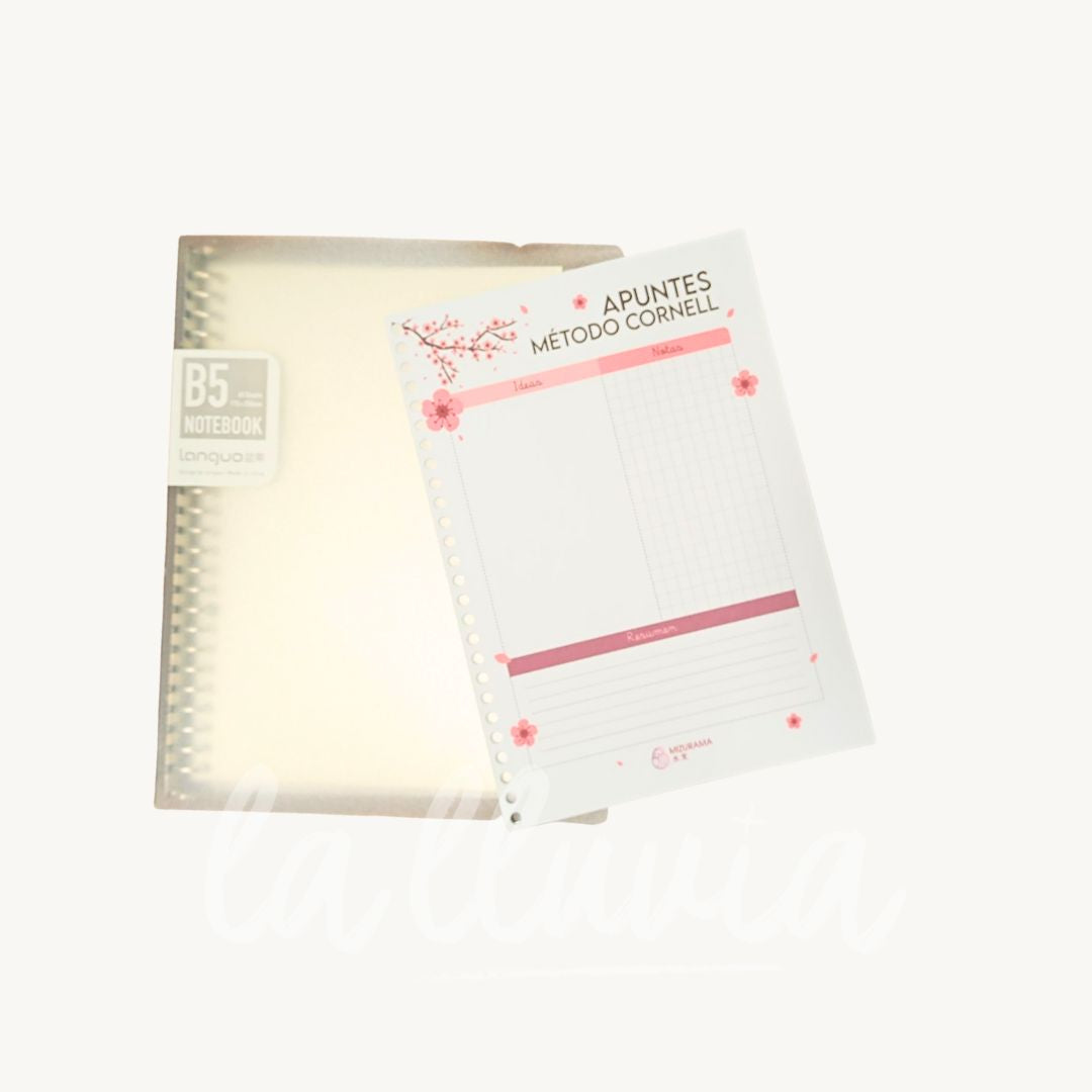 Refill Sakura Planner B5 "Mizurama" (Compatible con Languo)