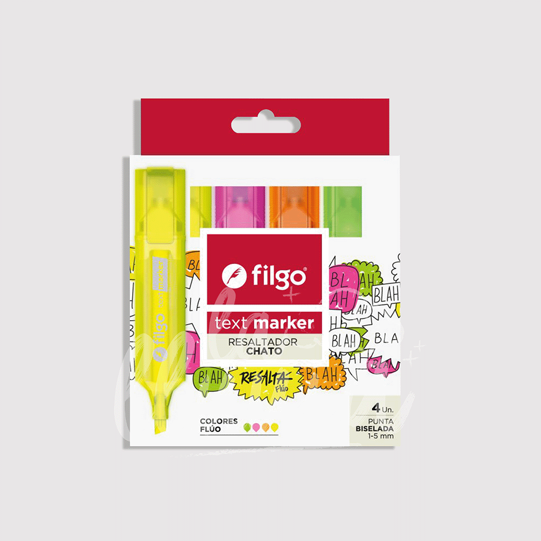 Set destacadores Filgo Flúor