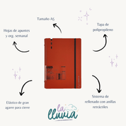 Cuaderno infinito A5 "Poppy red"