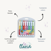 Set 8 destacadores Stabilo Swing Cool – Colores Pastel