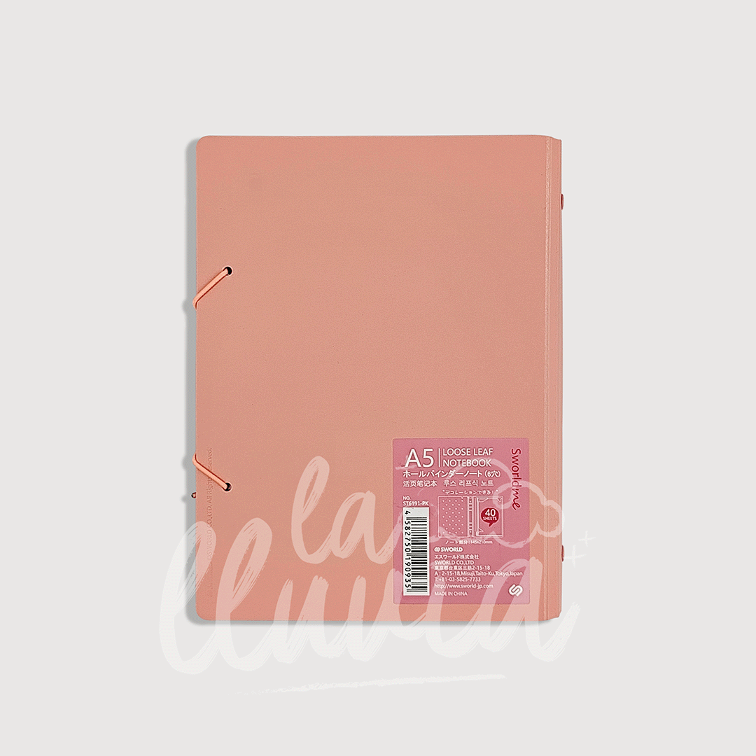 Cuaderno infinito A5 pin design "Strawberry milkshake"