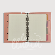 Cuaderno infinito A5 pin design "Strawberry milkshake"