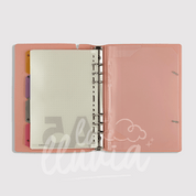 Cuaderno infinito A5 pin design "Strawberry milkshake"