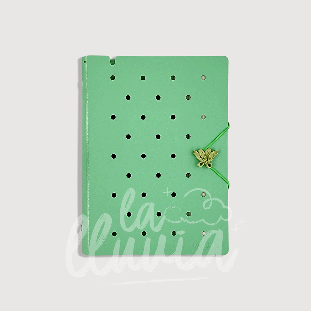 Cuaderno infinito A5 Pin design "Frosty mint"