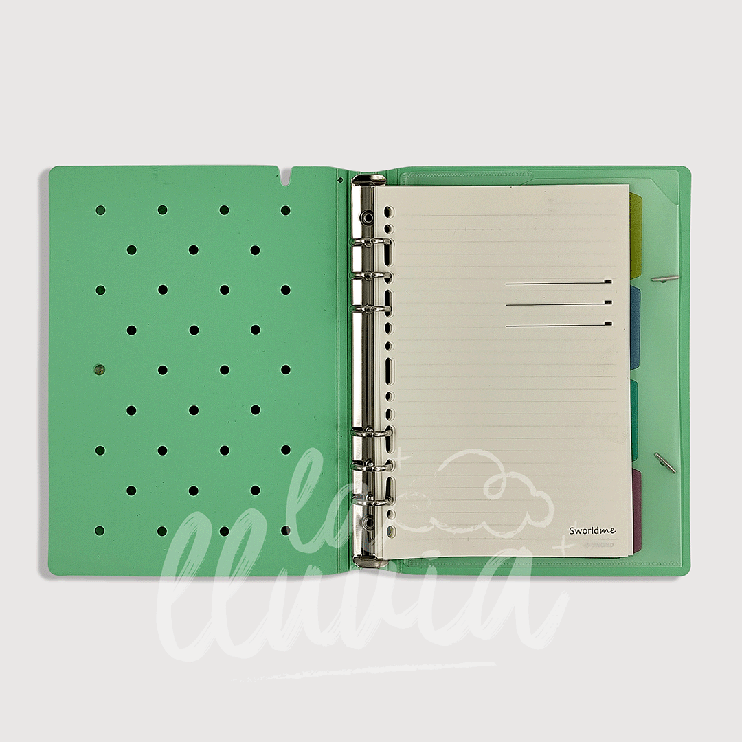 Cuaderno infinito A5 Pin design "Frosty mint"