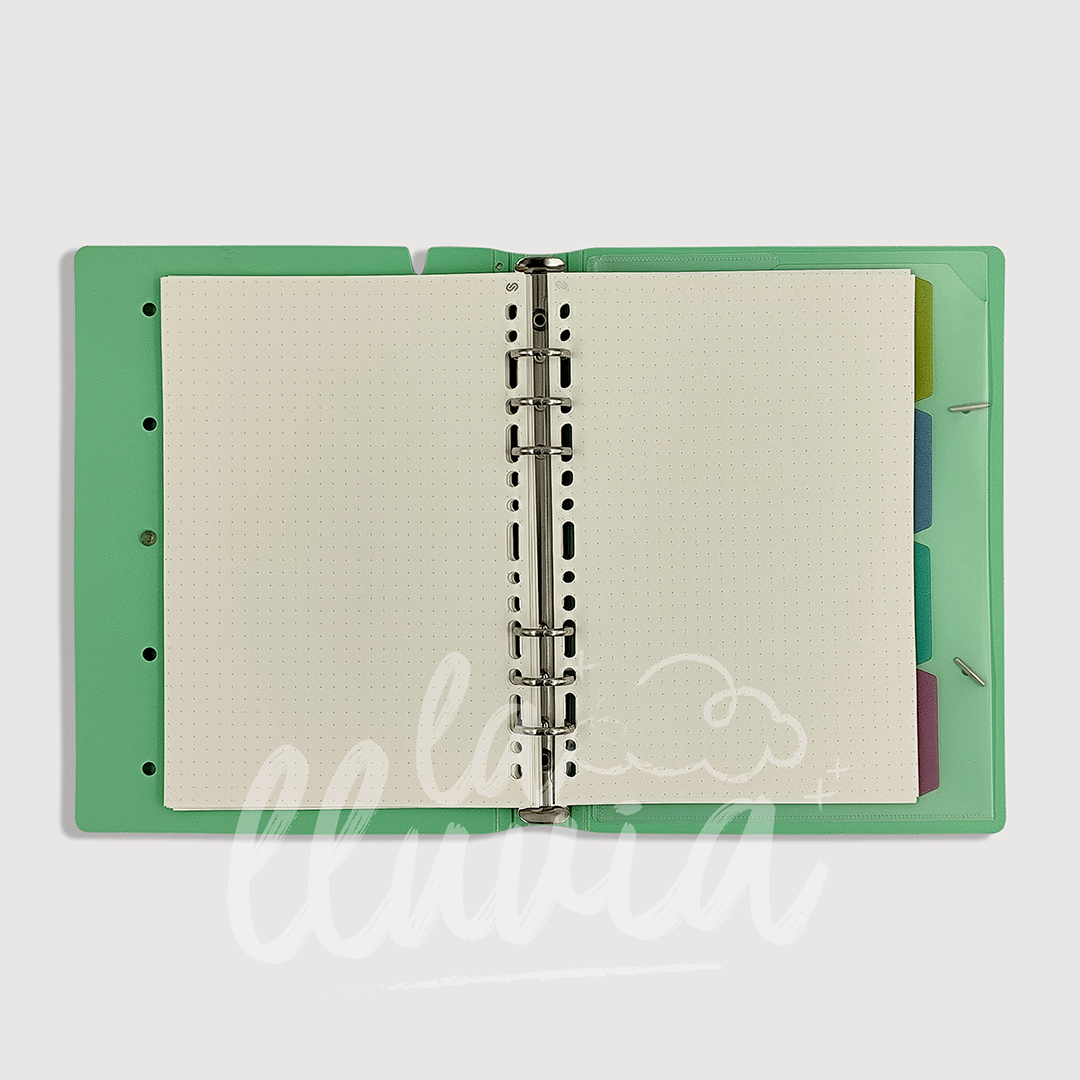 Cuaderno infinito A5 Pin design "Frosty mint"