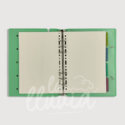 Cuaderno infinito A5 Pin design "Frosty mint"
