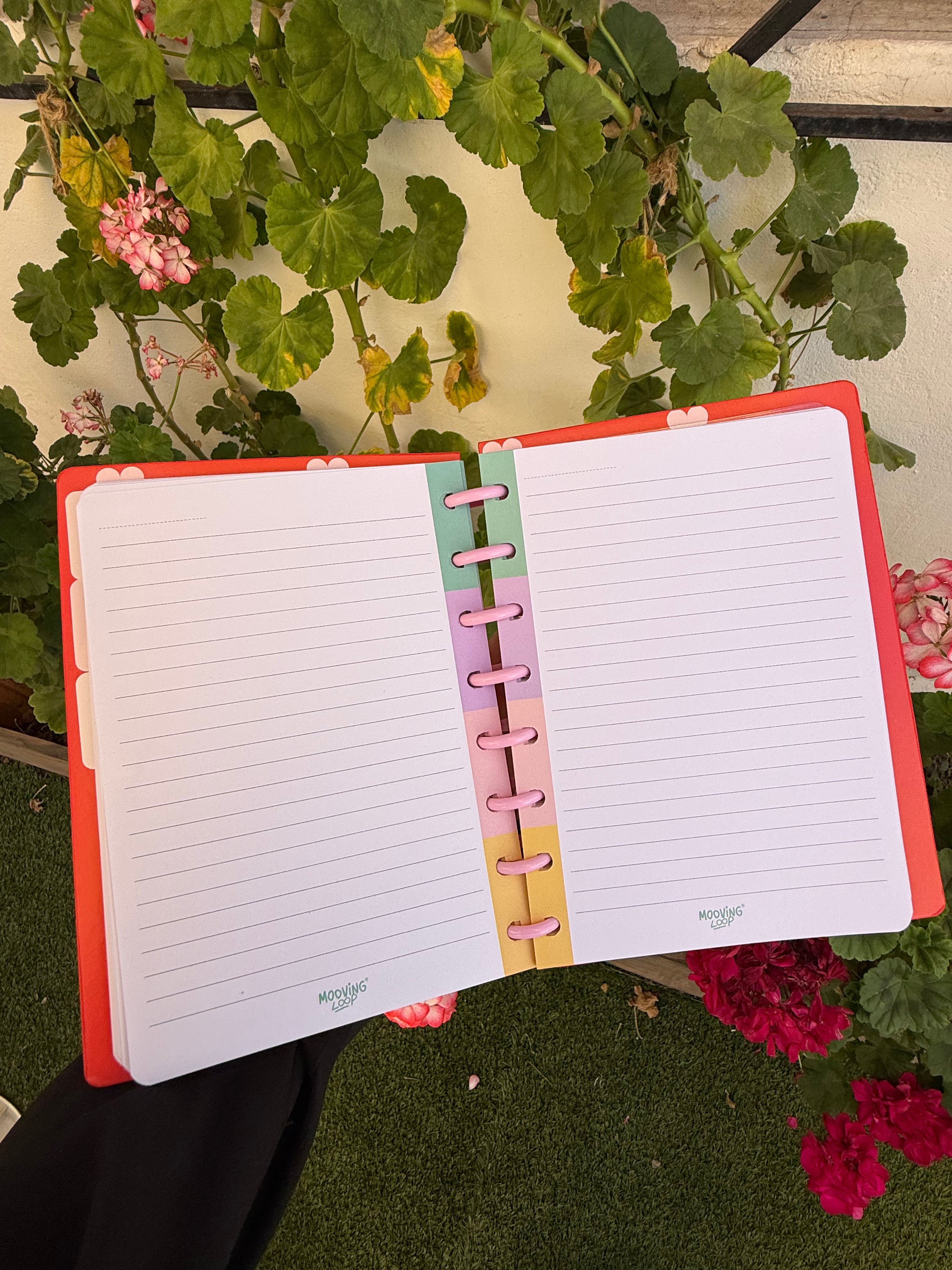 Cuaderno Mooving loop A5 "Love yourself"
