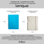 Cuaderno infinito Languo B5 + 1 repuesto