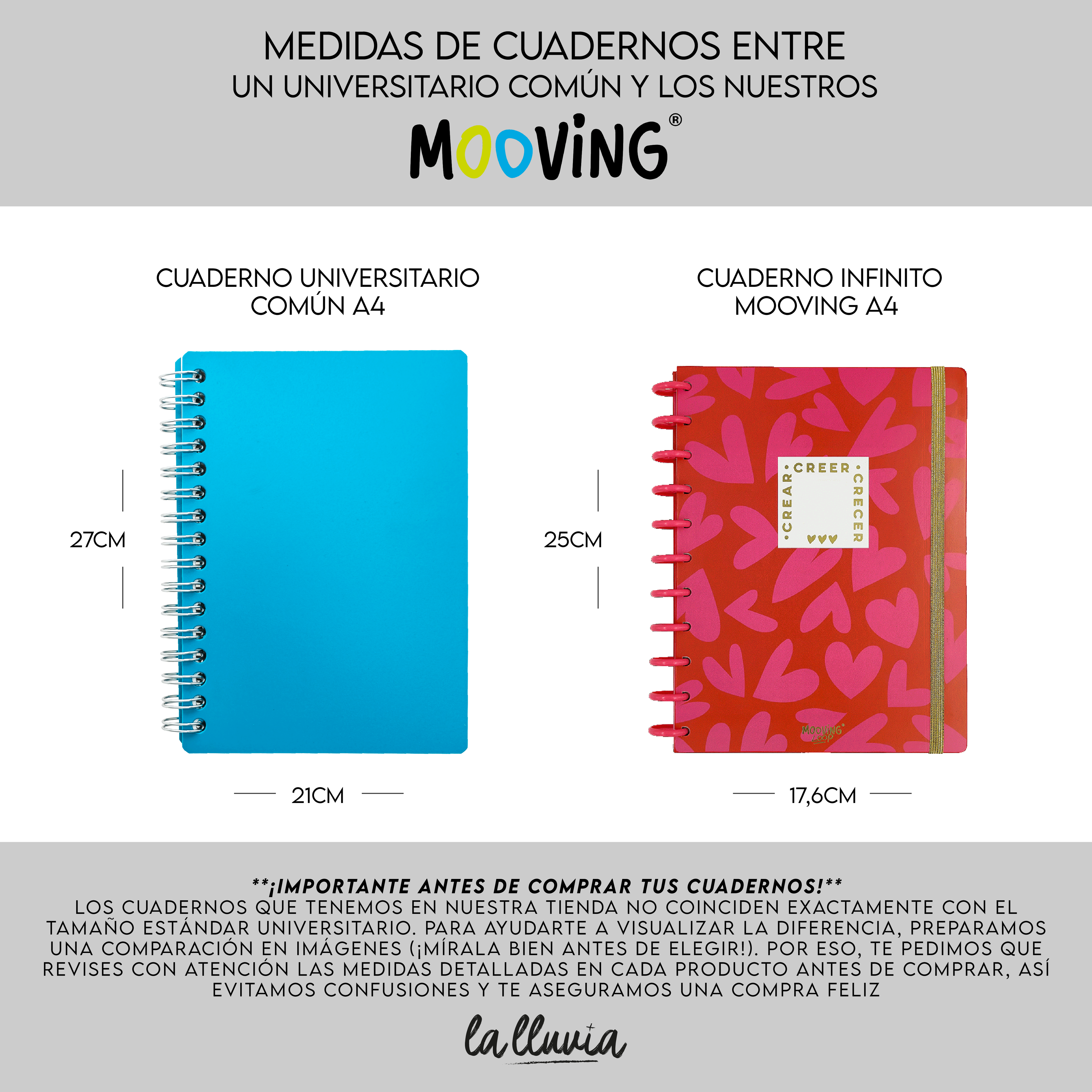 Cuaderno Mooving loop A4 "Imperfect Beauty"