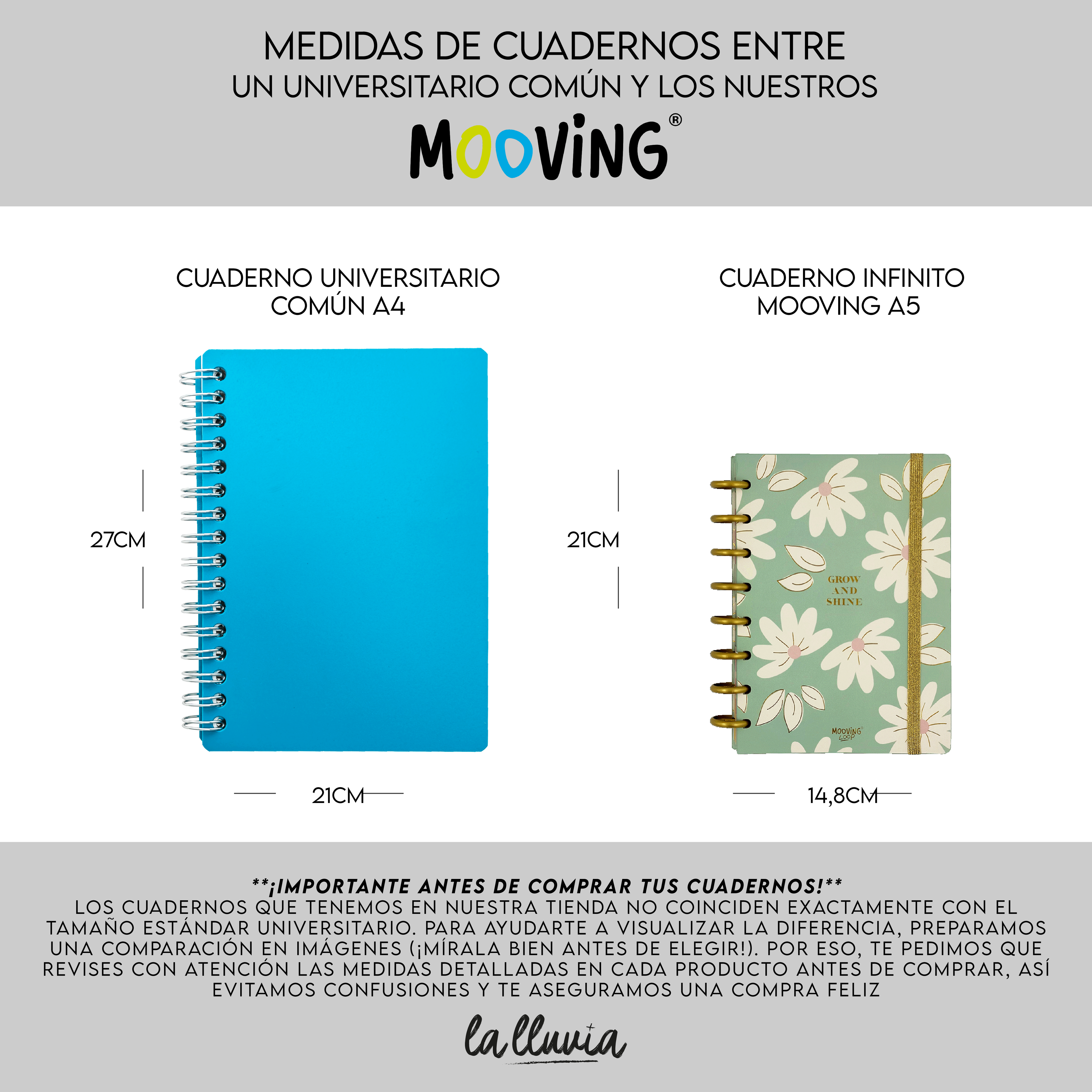 Cuaderno Mooving loop A5 "Grow and Shine"