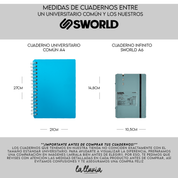 Cuaderno infinito SWorld A6 "Clear sky"