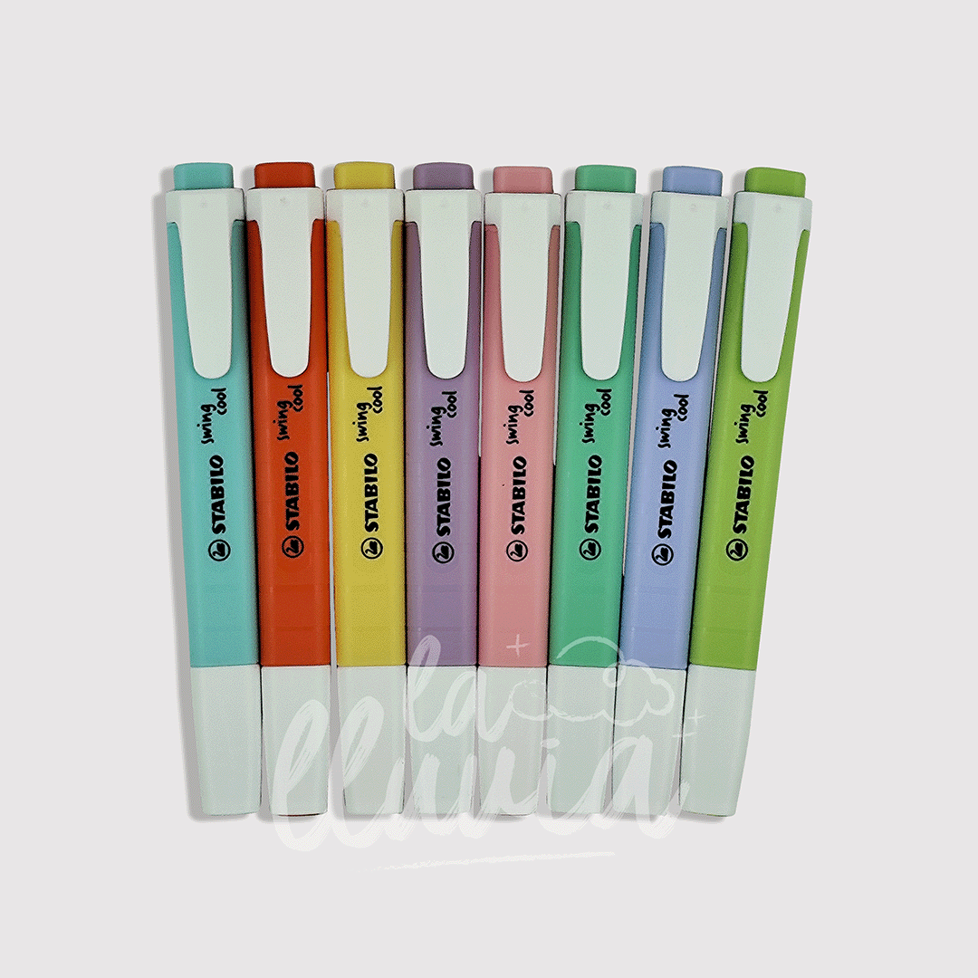 Set 6 destacadores Stabilo Swing Cool – Colores Pastel