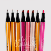 Set 8 marcadores Stabilo Shades of Pink – Pen 68 & Point 88