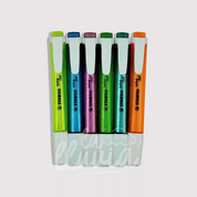 Set 6 destacadores Flúor Stabilo Swing Cool WOW!