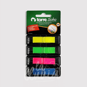 Banderitas adhesivas multicolor Torre