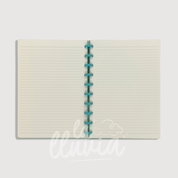 Cuaderno infinito SWorld B5 "Boreal Sky" - sistema de discos