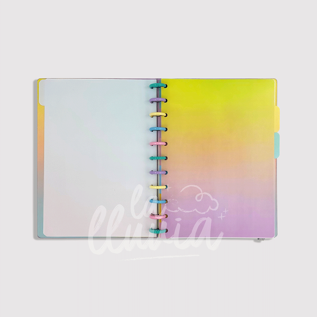 Cuaderno Mooving Loop A4 "Live your colors"