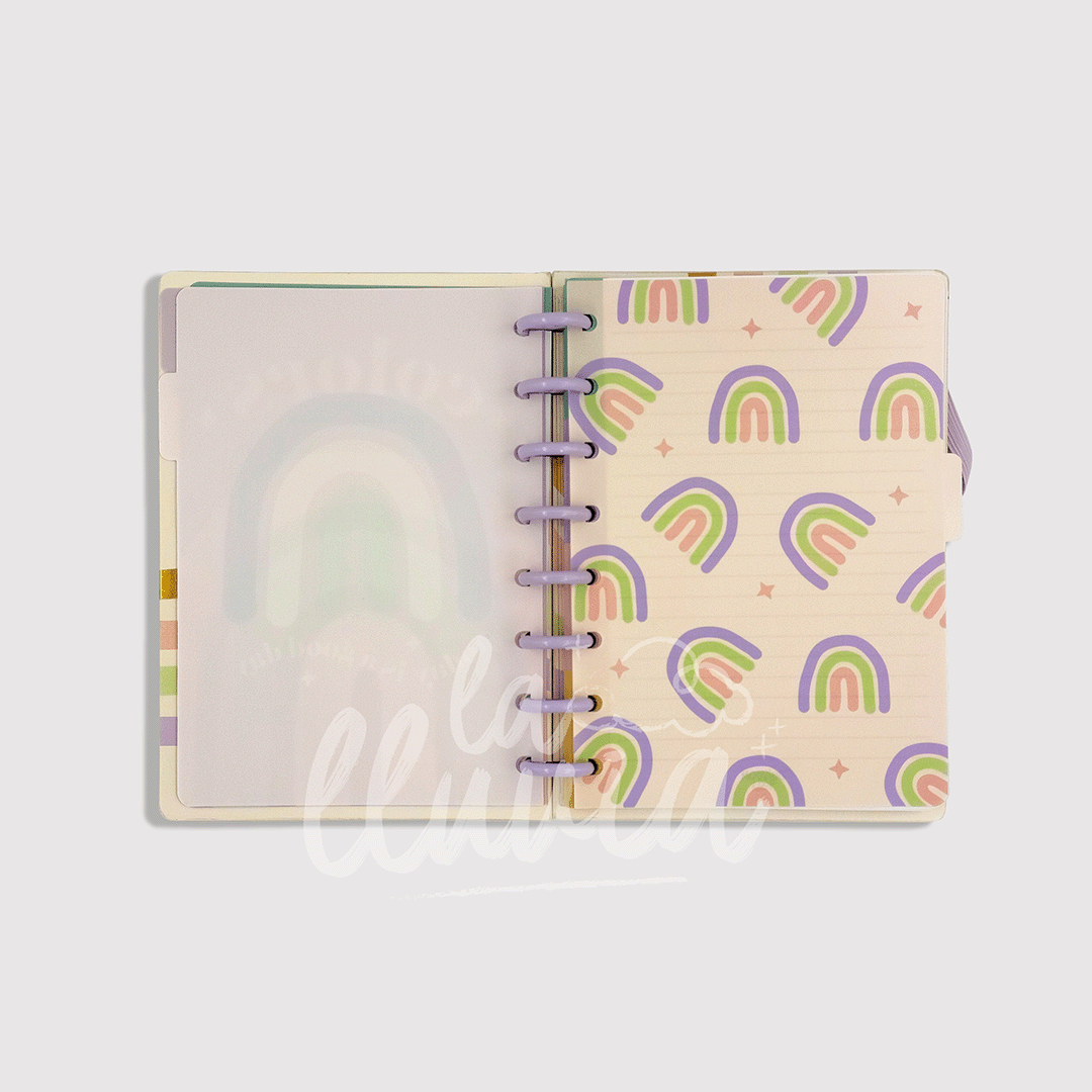 Cuaderno Mooving loop A5 "Choose to be happy"
