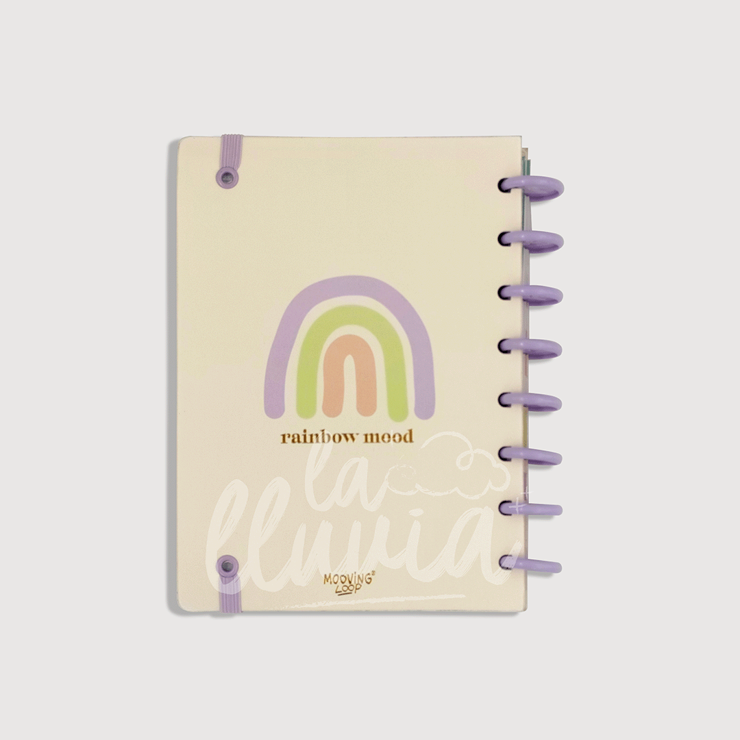 Cuaderno Mooving loop A5 "Choose to be happy"