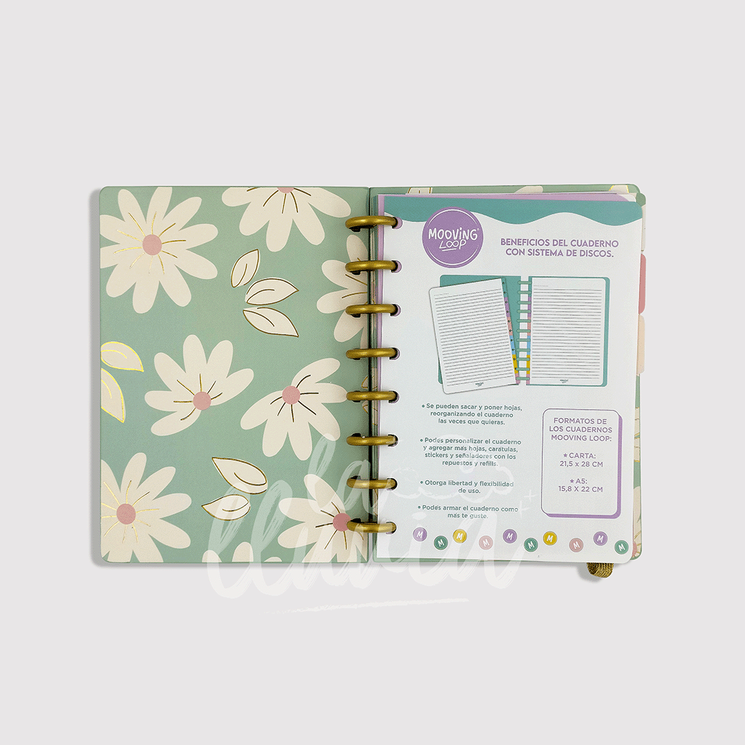 Cuaderno Mooving loop A5 "Grow and Shine"