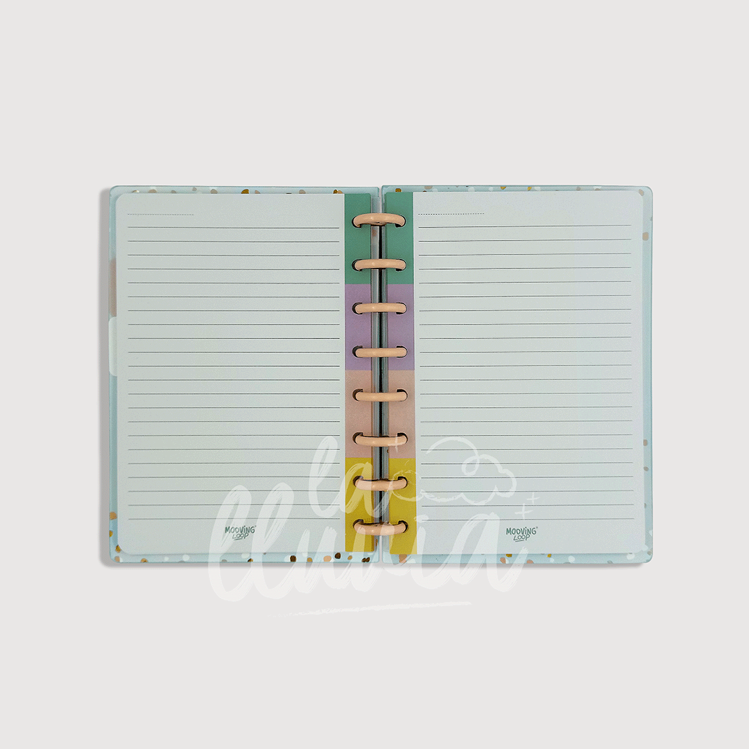Cuaderno Mooving loop A5 "Happy way"