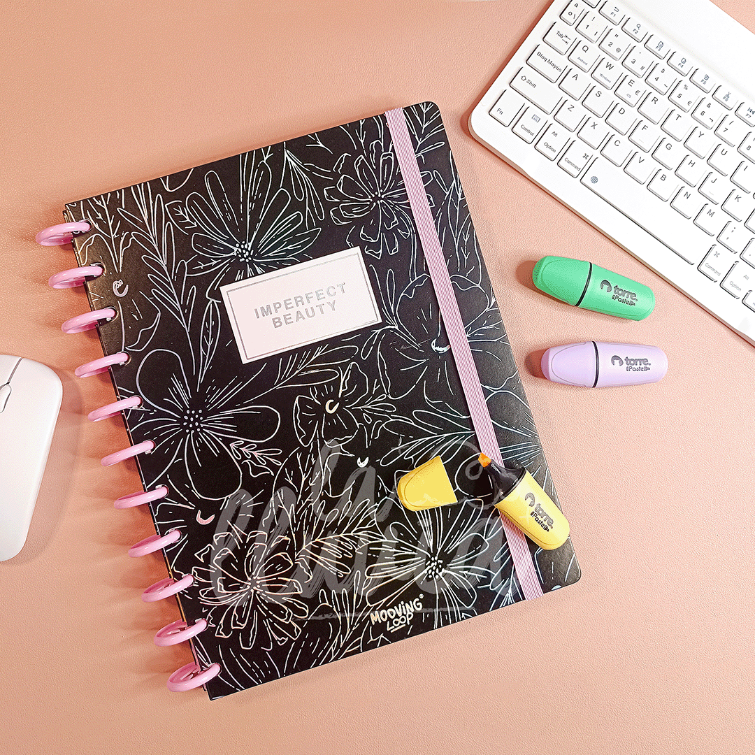 Cuaderno Mooving loop A4 "Imperfect Beauty"