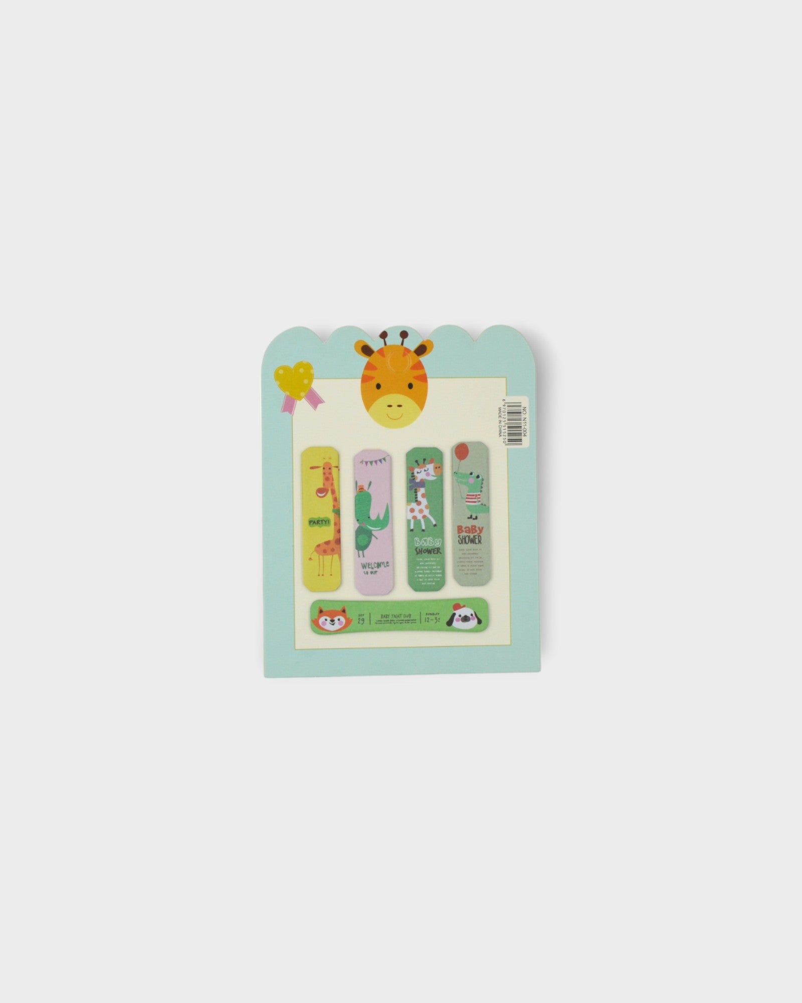 Notas adhesivas diseño de animalitos - Librería la lluvia