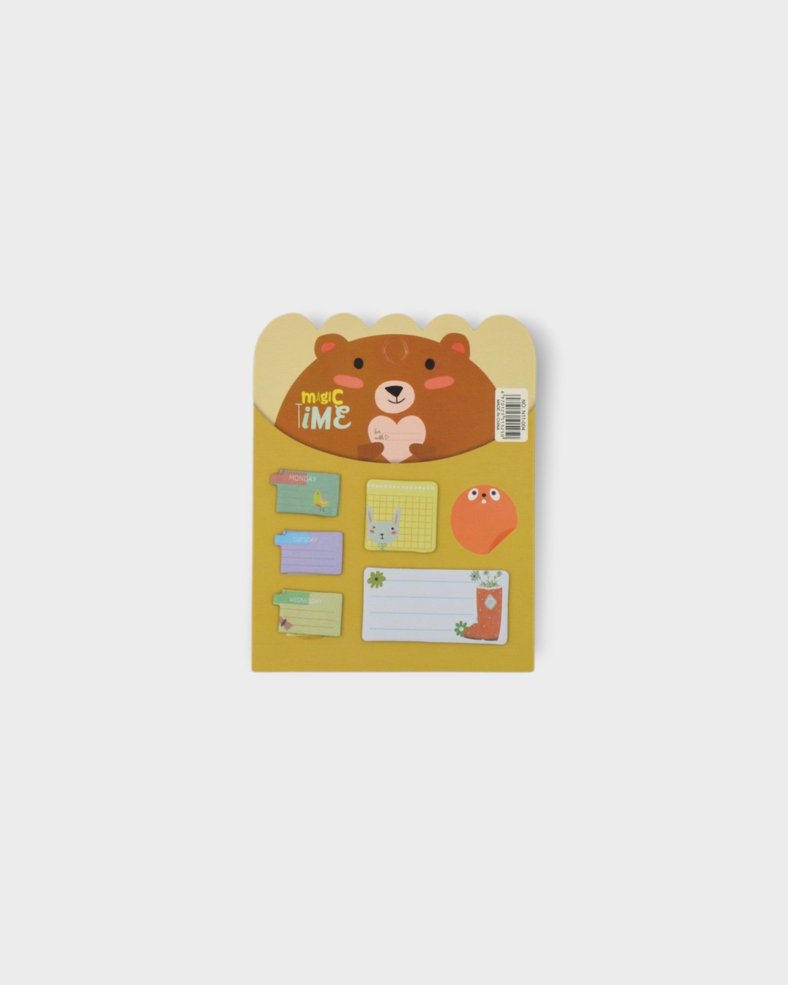 Notas adhesivas diseño de animalitos - Librería la lluvia