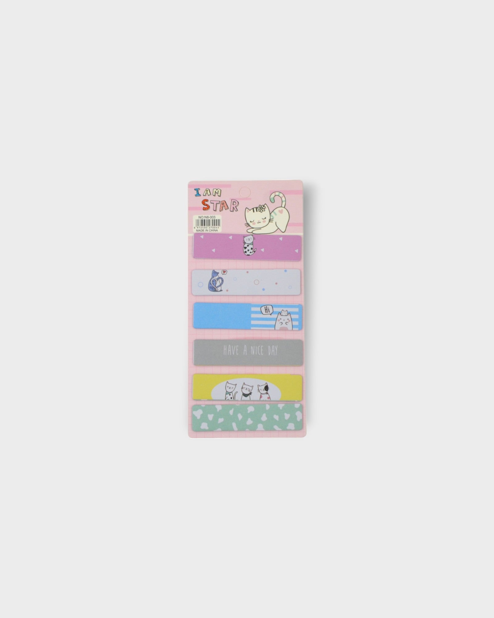 Notas adhesivas diseño de gatitos - Librería la lluvia