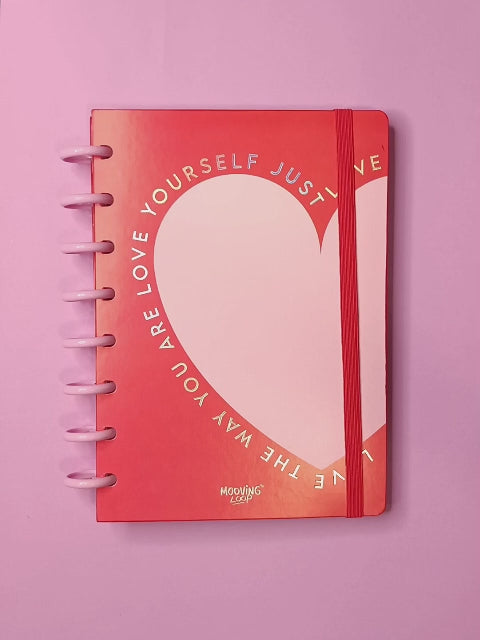Cuaderno Mooving loop A5 "Love yourself"