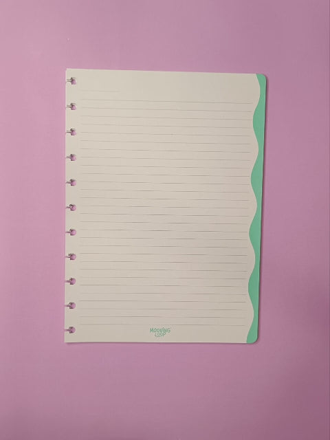 Repuesto cuaderno Mooving loop tamaño A4