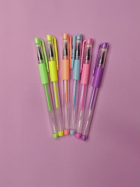 Bolígrafo Filgo Gel Pop 6 Colores Pasteles