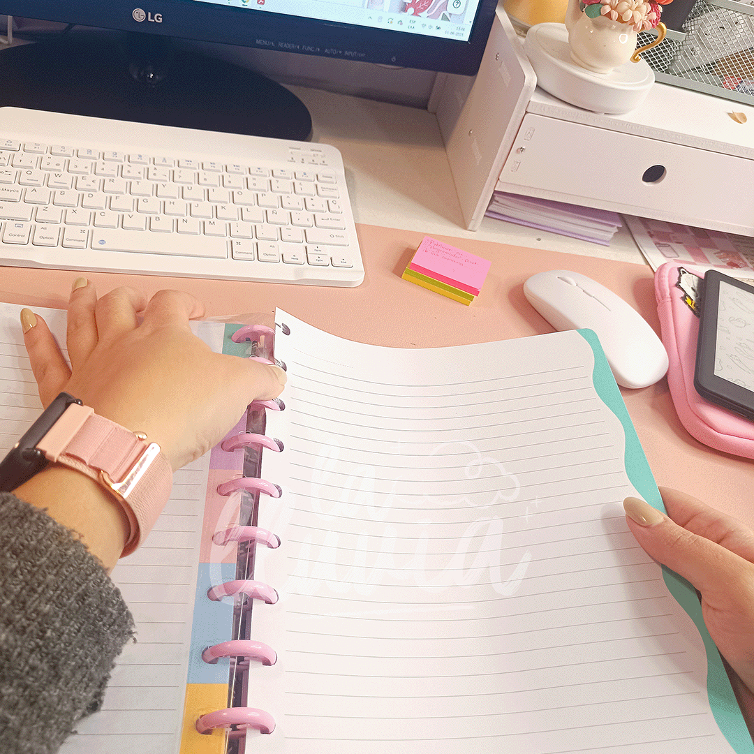 Repuesto cuaderno Mooving loop tamaño A4