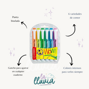 Set 6 destacadores Flúor Stabilo Swing Cool WOW!