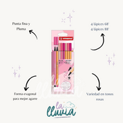 Set 8 marcadores Stabilo Shades of Pink – Pen 68 & Point 88