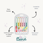 Set 6 destacadores Stabilo Swing Cool – Colores Pastel